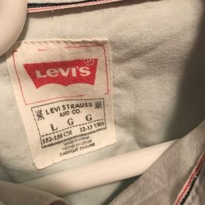 Boys Levi long sleeve shirt